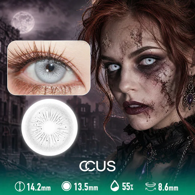 Cosplay &Amp; Halloween Best Sellers - Ccus Eyewear · Premium Colored Contacts Midnight Grey Halloween Contact Lenses