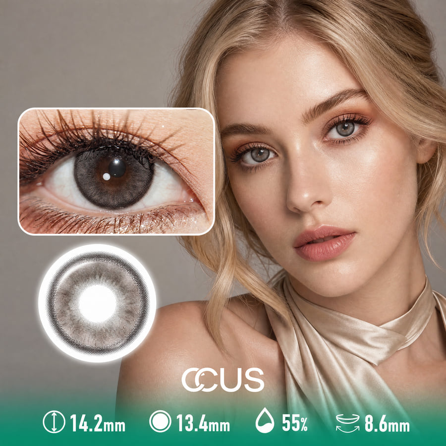 Champagne Hour Chocolate Contact Lenses
