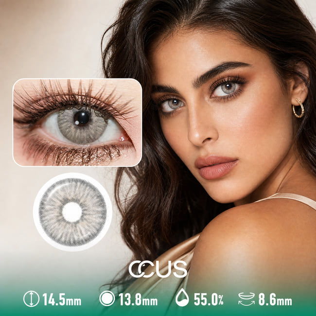 Cloud Halo Chestnut Brown Contact Lenses