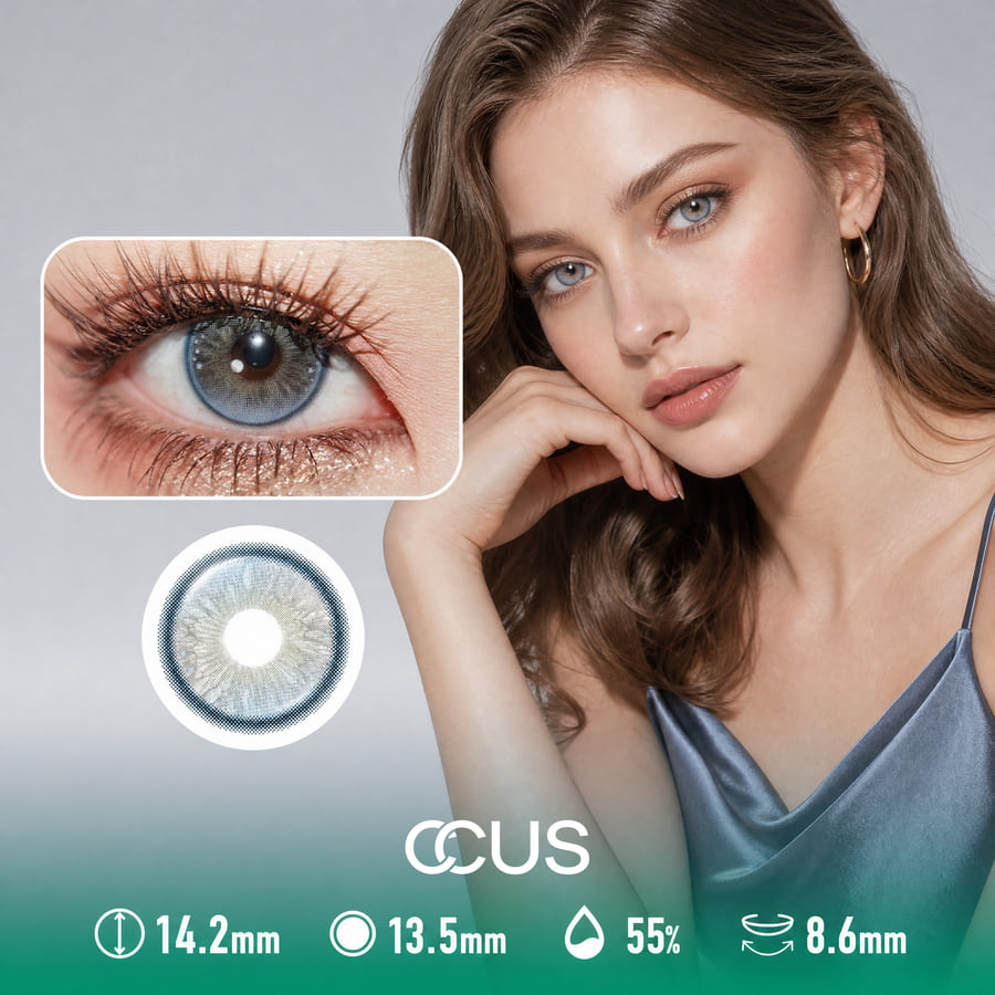 Comet Silk Blue Contact Lenses
