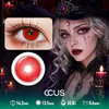 Highly Saturated Red Halloween Contact Lenses