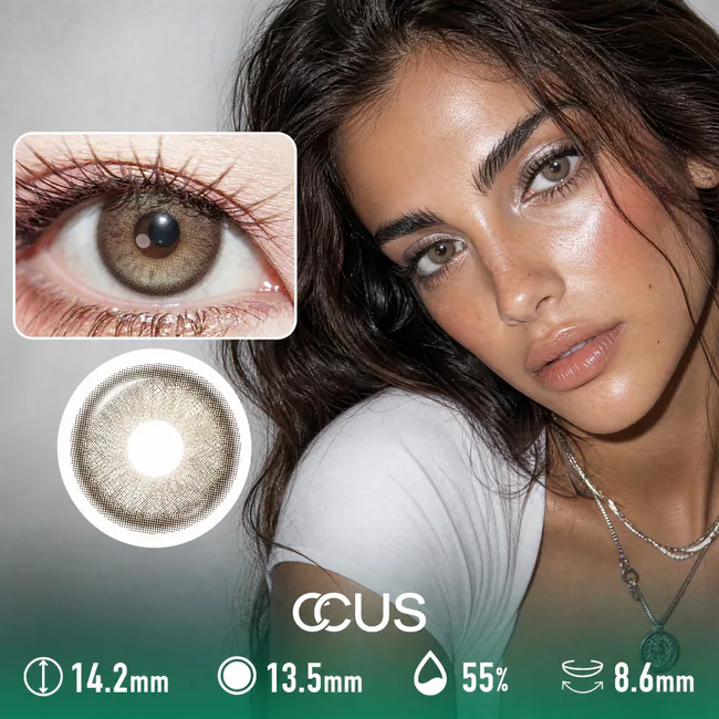 Galaxy Glass Brown Contact Lenses