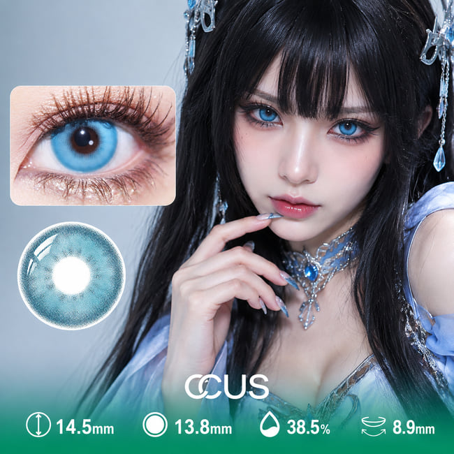 Eclipse Blue Contact Lenses