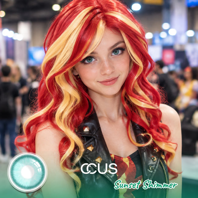 Sunset Shimmer Cosplay Contact Lenses | CCUS Eyewear
