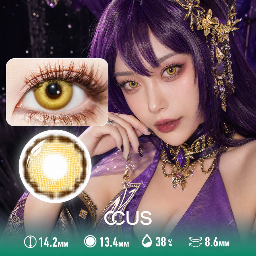 Gg : May Cosplay Contact Lenses - Ccus Eyewear · Premium Colored Contacts Nocturne Gold Contact Lenses