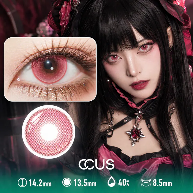 Eclipse Pink Contact Lenses