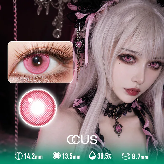 Nebula Pink Contact Lenses
