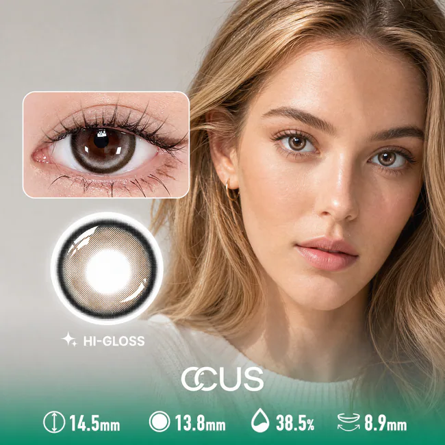 Sunroom Amber Brown Contact Lenses