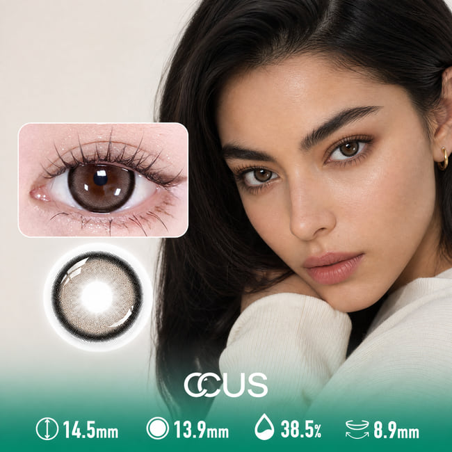 Gentle Autumn Brown Contact Lenses