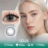 Dusk Breeze Blue Contact Lenses