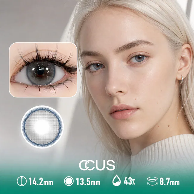 Dusk Breeze Blue Contact Lenses