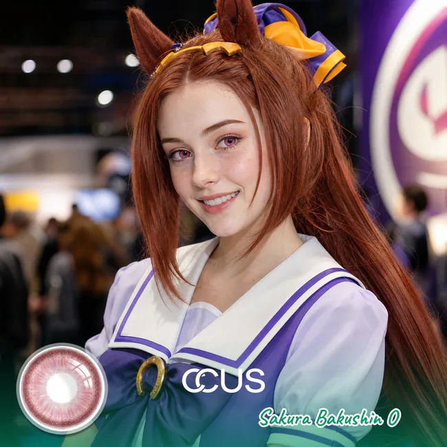 Sakura Bakushin O Cosplay Contact Lenses | CCUS Eyewear