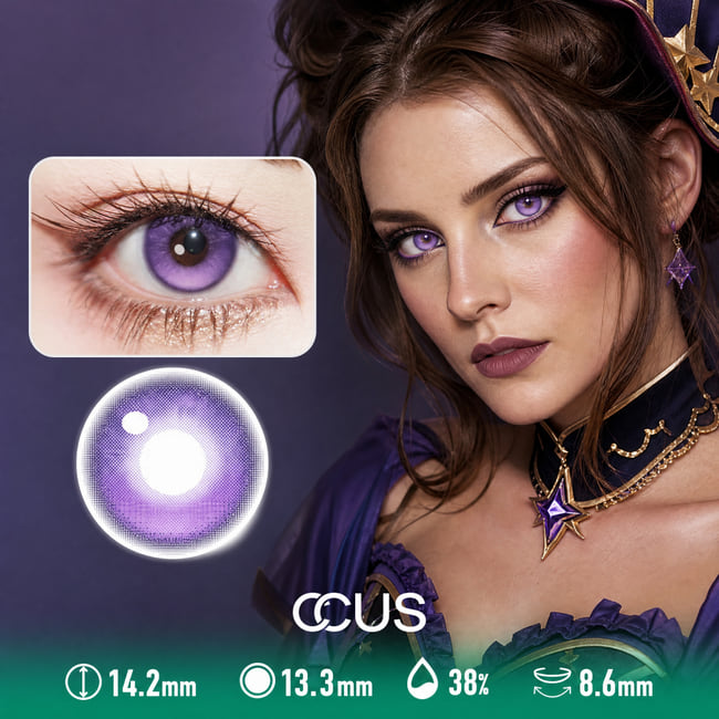 Obsidian Purple Contact Lenses