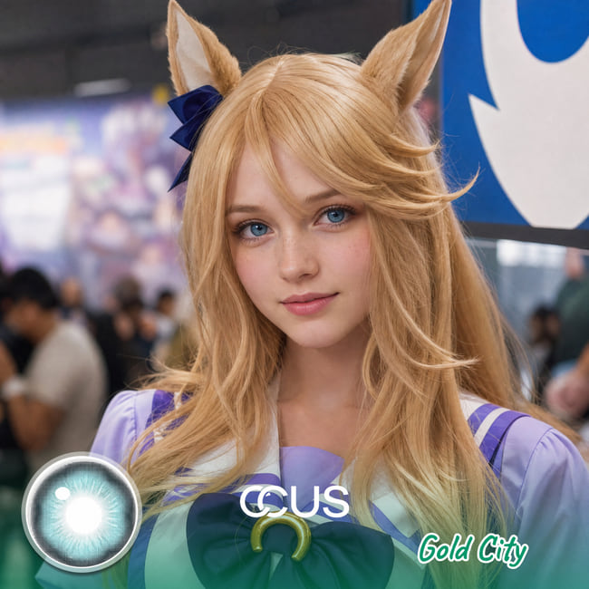 Gold City Cosplay Contact Lenses | CCUS Eyewear