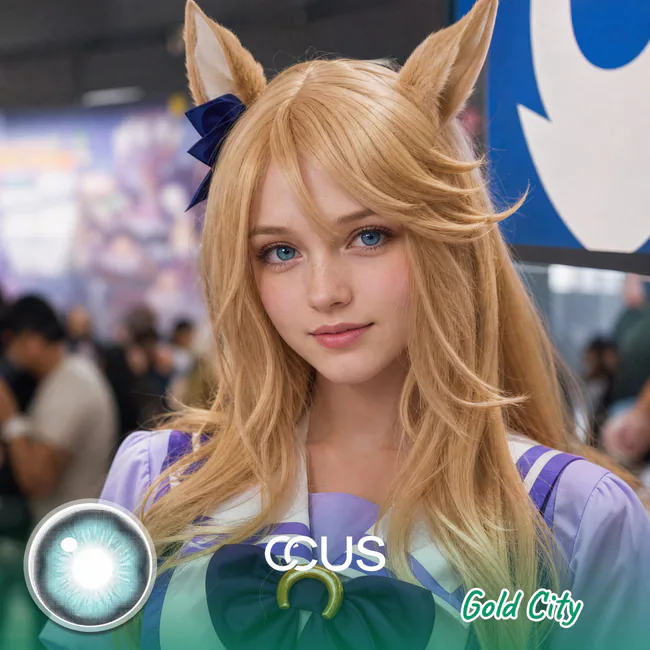 Gold City Cosplay Contact Lenses | CCUS Eyewear