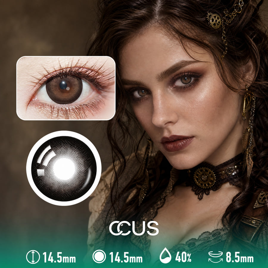 Aurora Brown Contact Lenses