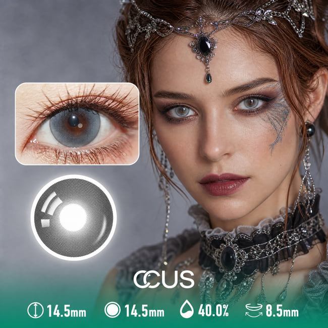Oracle Grey Contact Lenses