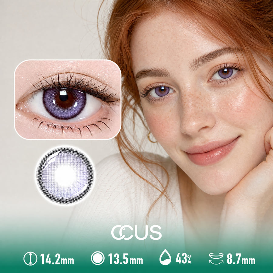 Provence Moon Purple Contact Lenses