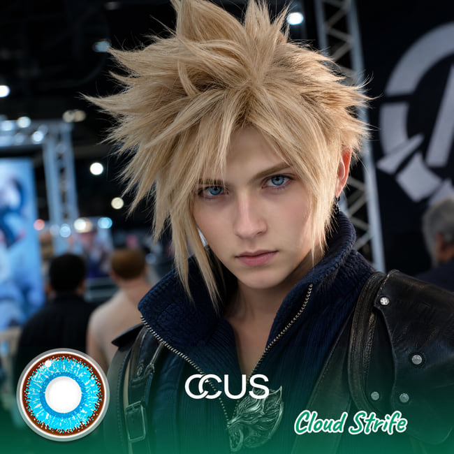 Cloud Strife Cosplay Contact Lenses | CCUS Eyewear