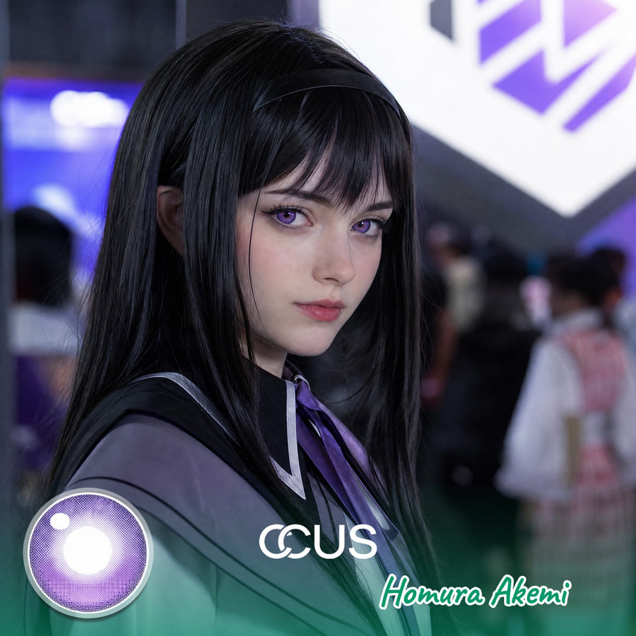 Pmmm : Homura Akemi Cosplay Purple Contact Lenses | Ccus Eyewear