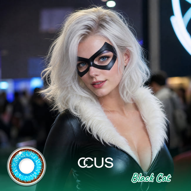 Black Cat Cosplay Contact Lenses | CCUS Eyewear