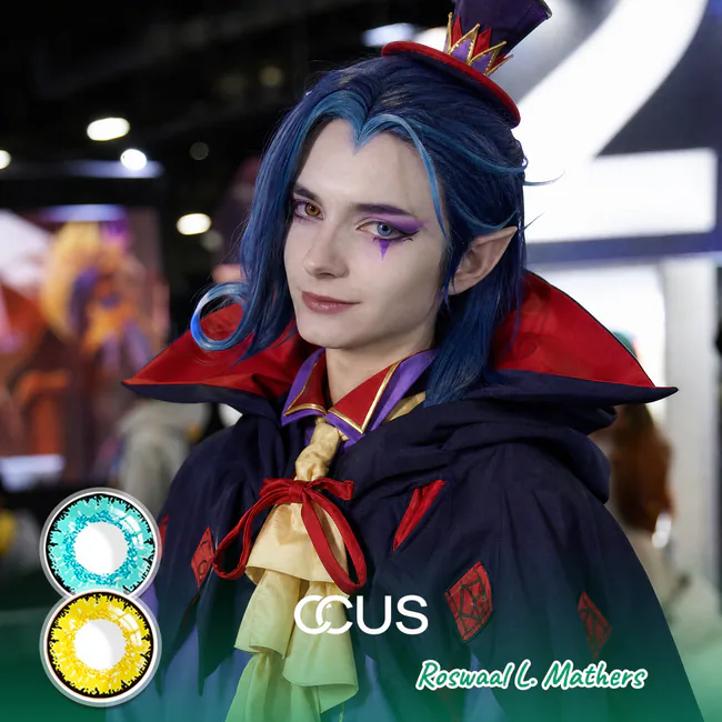 Roswaal L. Mathers heterochromia cosplay contact lenses | CCUS Eyewear