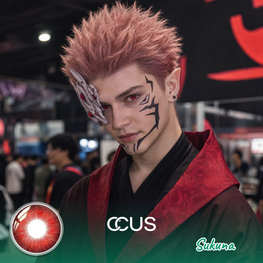 Sukuna Cosplay Contact Lenses - Ccus Eyewear · Premium Colored Contacts Sukuna Cosplay Contact Lenses | Ccus Eyewear