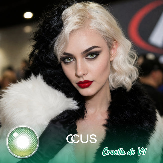 Cruella de Vil Cosplay Contacts | CCUS Eyewear