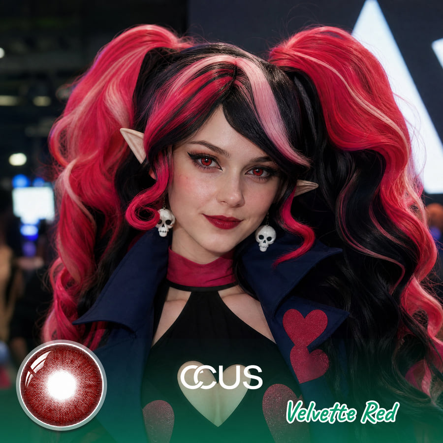 Hh : Velvette Cosplay Contact Lenses - Ccus Eyewear · Premium Colored Contacts Velvette Red Cosplay Contact Lenses | Ccus Eyewear