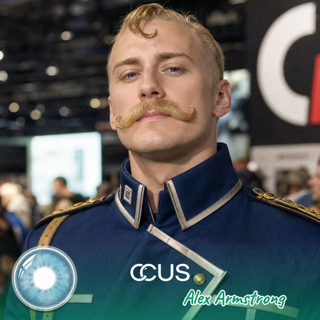 FA : Alex Louis Armstrong Cosplay Contact Lenses | CCUS Eyewear