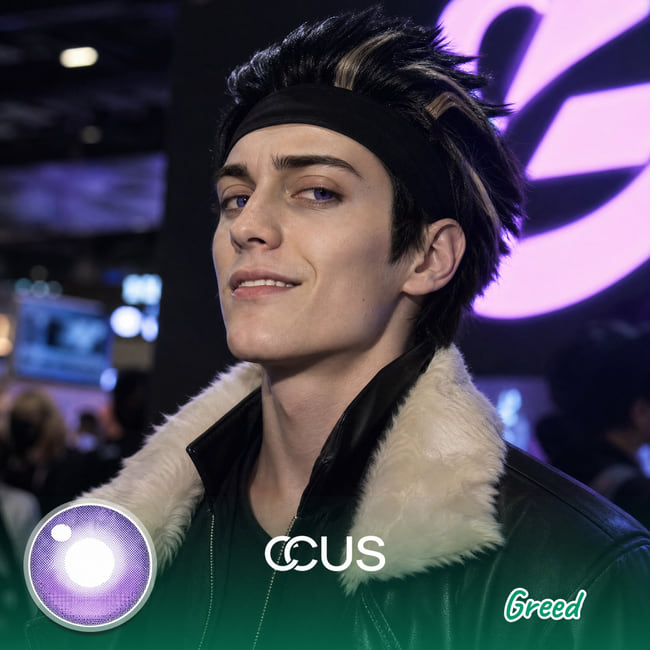 FA : Greed Cosplay Contact Lenses | CCUS Eyewear