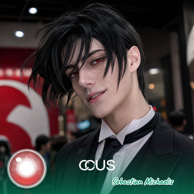 Sebastian Michaelis Cosplay Contacts | CCUS Eyewear