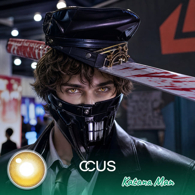 Csm : Katana Man Cosplay Contact Lenses | Ccus Eyewear