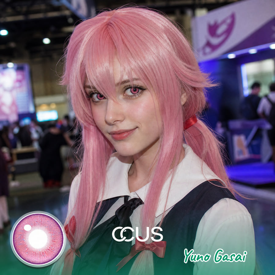Fd : Yuno Gasai Cosplay Pink Contact Lenses - Ccus Eyewear · Premium Colored Contacts Yuno Gasai Cosplay Contacts | Ccus Eyewear