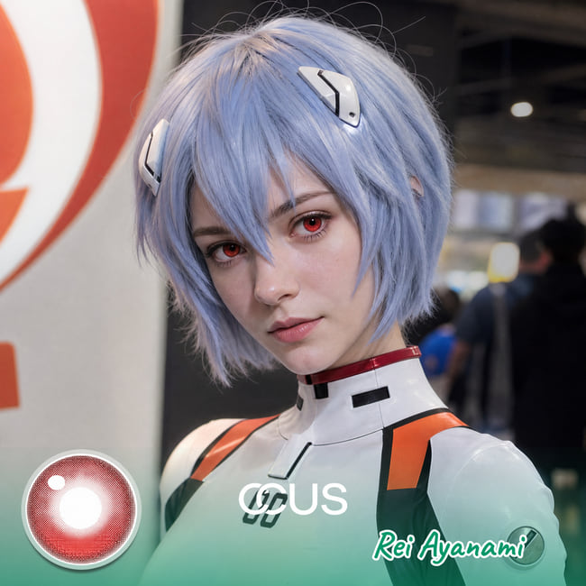 Rei Ayanami Cosplay Contacts | CCUS Eyewear