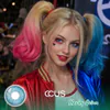 Harley Quinn Cosplay Contact Lenses - Ccus Eyewear · Premium Colored Contacts Harley Quinn Cosplay Contacts | Ccus Eyewear