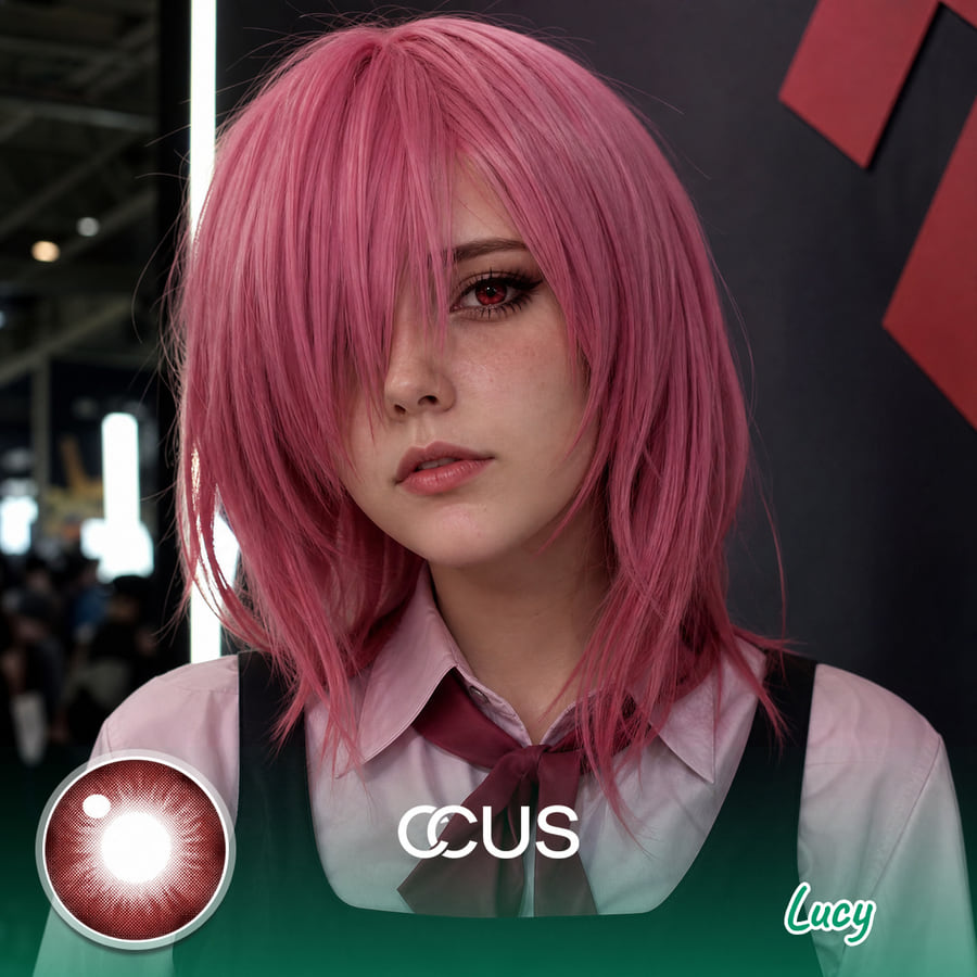 Villains: Lucy (Elfen Lied) Cosplay Red Contact Lenses - Ccus Eyewear · Premium Colored Contacts Lucy Cosplay Contacts | Ccus Eyewear