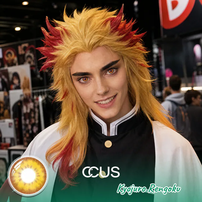 Kyojuro Rengoku Cosplay Contacts | CCUS Eyewear
