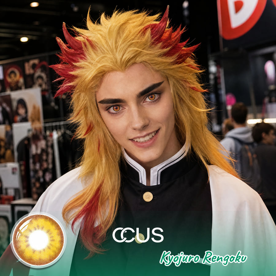 Kyojuro Rengoku Cosplay Contacts | Ccus Eyewear