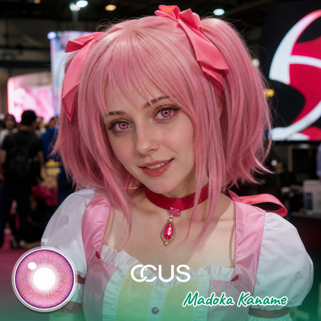 Madoka Kaname Cosplay Contacts | Ccus Eyewear