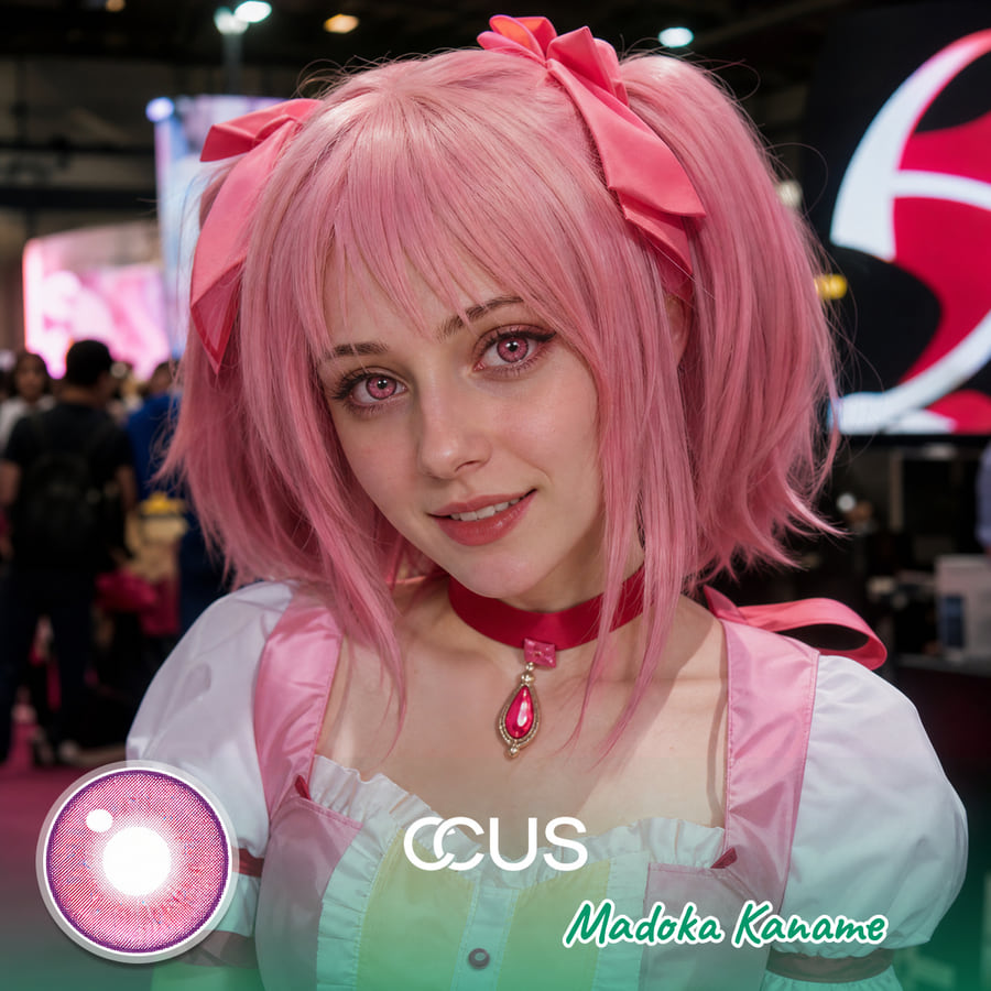 Madoka Kaname Cosplay Contacts | Ccus Eyewear