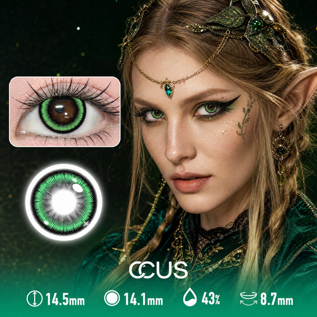 Eclipse Green Contact Lenses