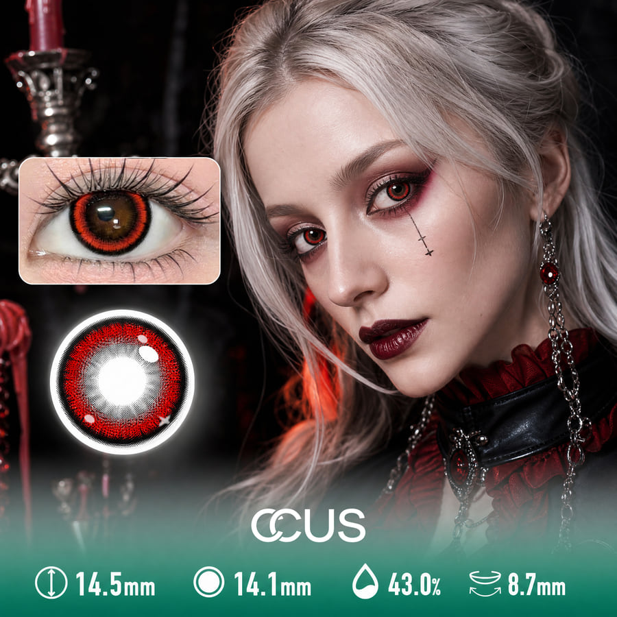 Phantom Black Contact Lenses