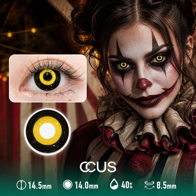 Cursed Yellow Joker Cosplay Contact Lenses