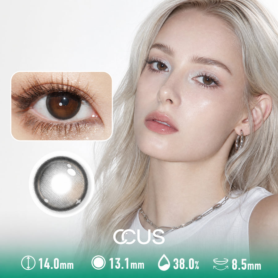 Afterparty Amber Brown Contact Lenses