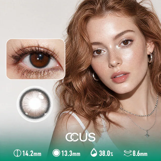 Venice Mist Mocha Brown Contact Lenses