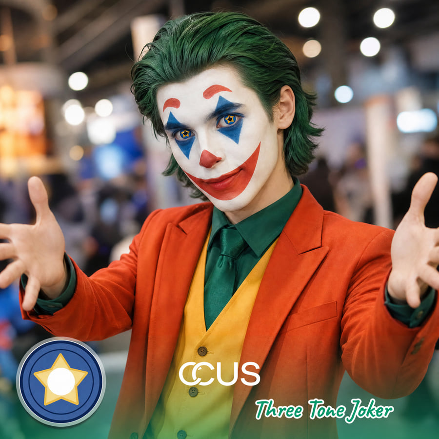 Three Tone Joker Cosplay Contacts | Ccus Eyewear