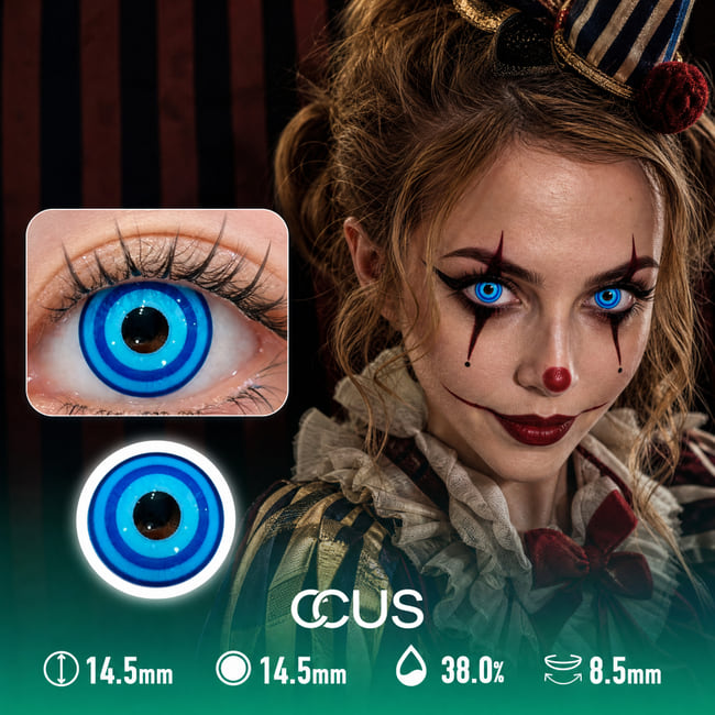 Shadow Blue Halloween Contact Lenses