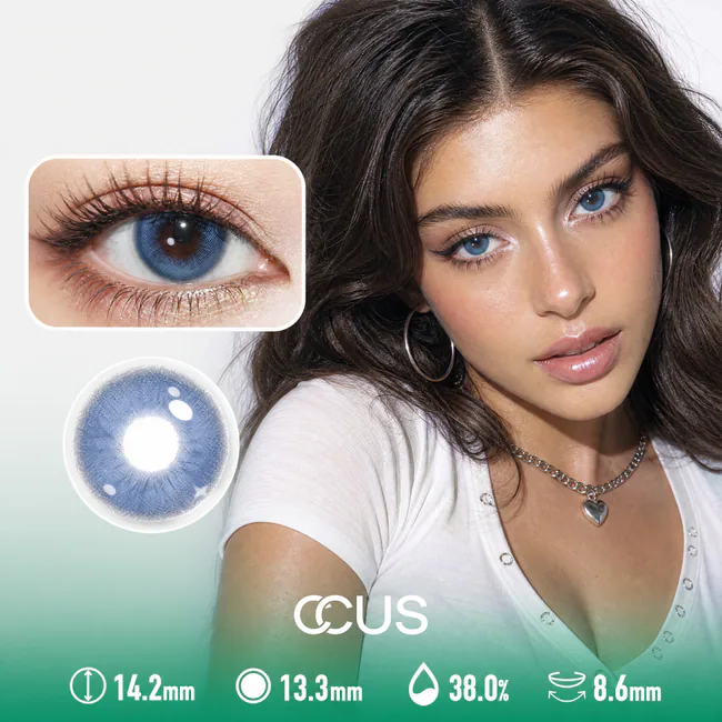 How Hollywood Celebrities Rock Blue Contacts And How You Can Too - Ccus Eyewear · Premium Colored Contacts Sapphire Halo Blue Contact Lenses