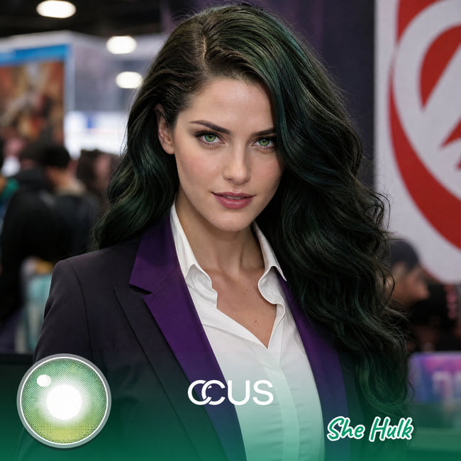 She Hulk Cosplay Contacts | CCUS Eyewear